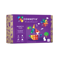 Connetix Tiles 126 Piece Starter Rainbow Ball Run Bundle