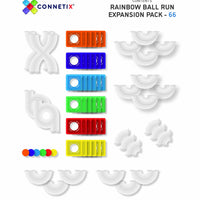 Connetix Tiles 66 Piece Ball Run Expansion Pack