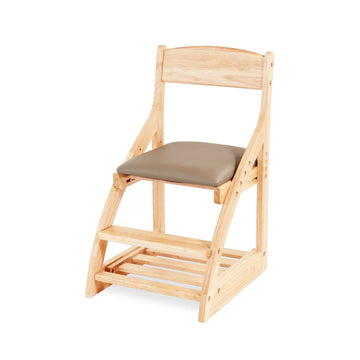 My Duckling Montessori  Kids Height Adjustable Dining Chair - Khaki