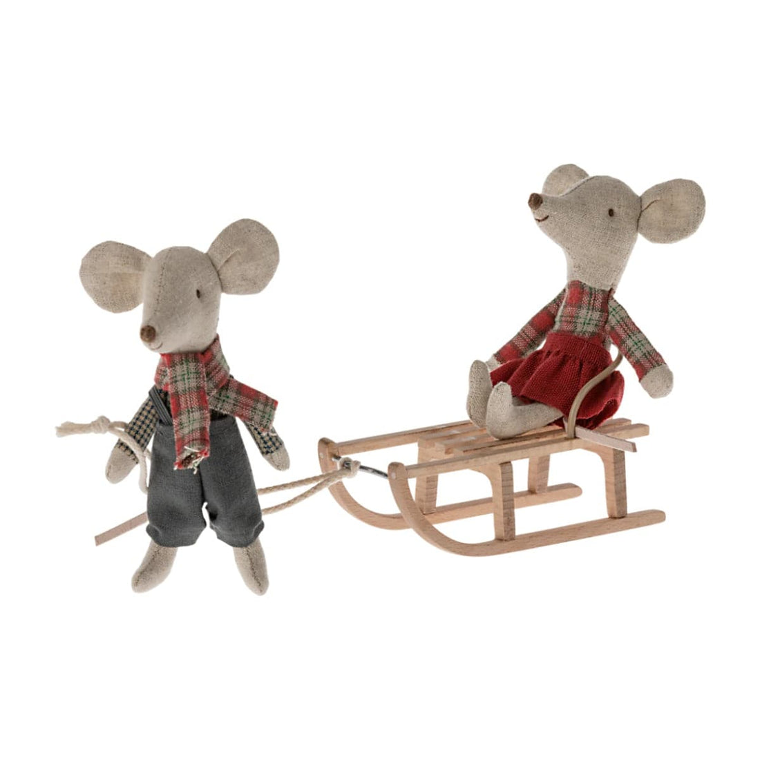 Maileg Sled Mouse