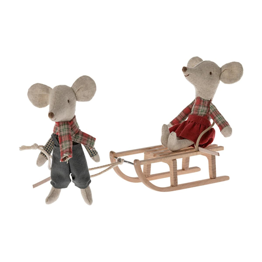 Maileg Sled Mouse