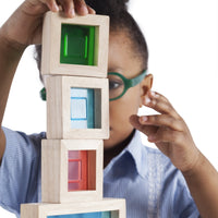 Guidecraft Rainbow Blocks 10 Pc Set