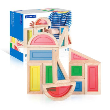 Guidecraft Rainbow Blocks 10 Pc Set