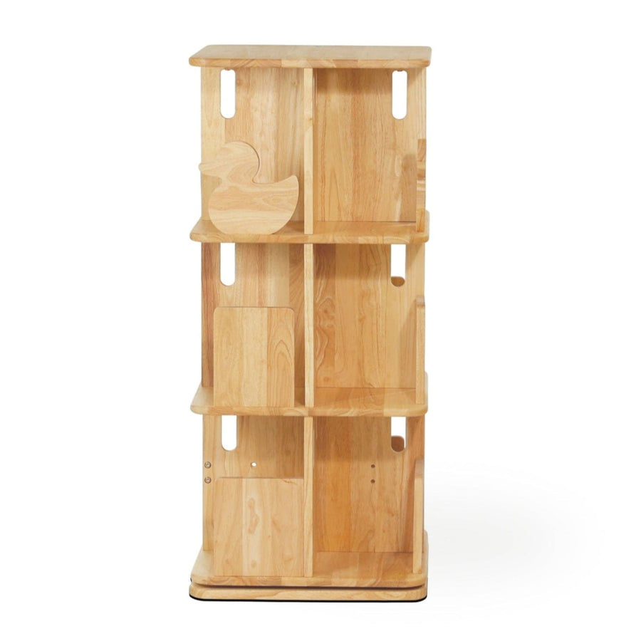 My Duckling Montessori Rotating Bookcase - Natural