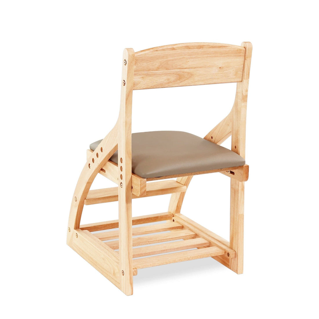 My Duckling Montessori  Kids Height Adjustable Dining Chair - Khaki