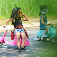 Ambosstoys Primo Classic Pink Ride-On  (Leather Seat)