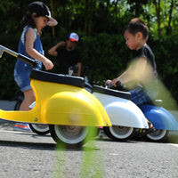 Ambosstoys Primo Classic Yellow Ride-On  (Leather Seat)