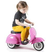 Ambosstoys Primo Classic Pink Ride-On  (Leather Seat)