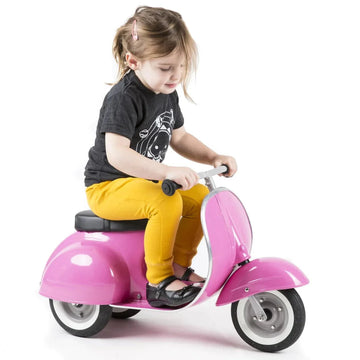 Ambosstoys Primo Classic Pink Ride-On  (Leather Seat)