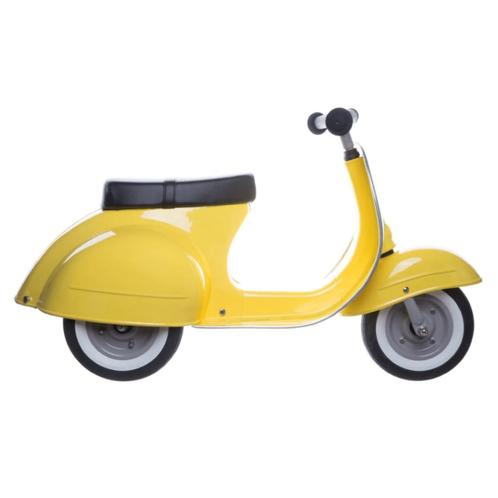 Ambosstoys Primo Classic Yellow Ride-On  (Leather Seat)