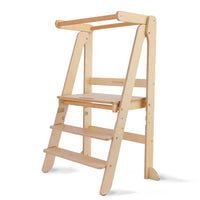 Toypark Folding Learning Tower - Natural (Mid August Pre-Order)