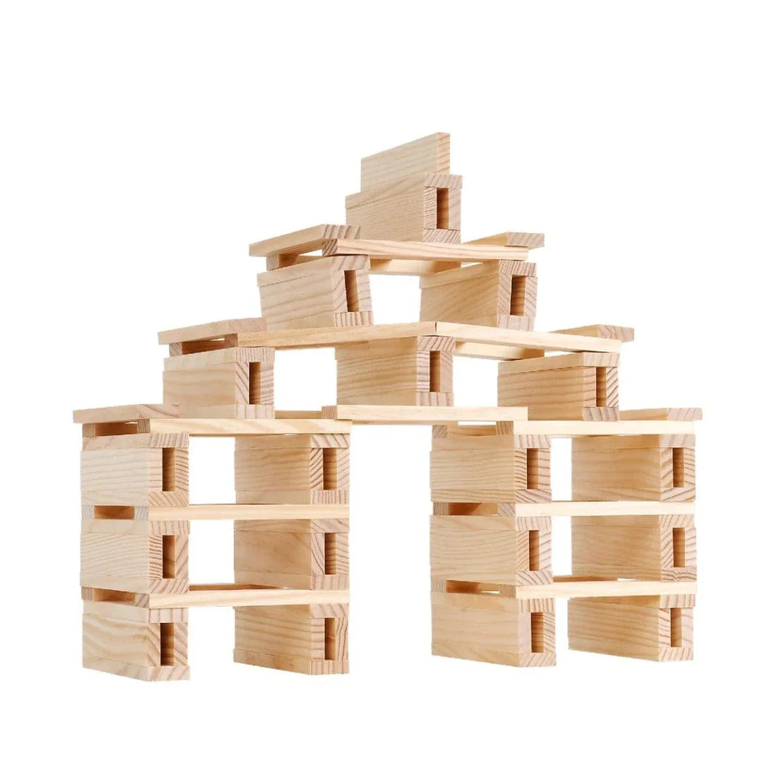 KAPLA Blocks Building Planks - 200 Natural Set