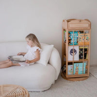 My Duckling Rotating Solid Wood Bookcase - London