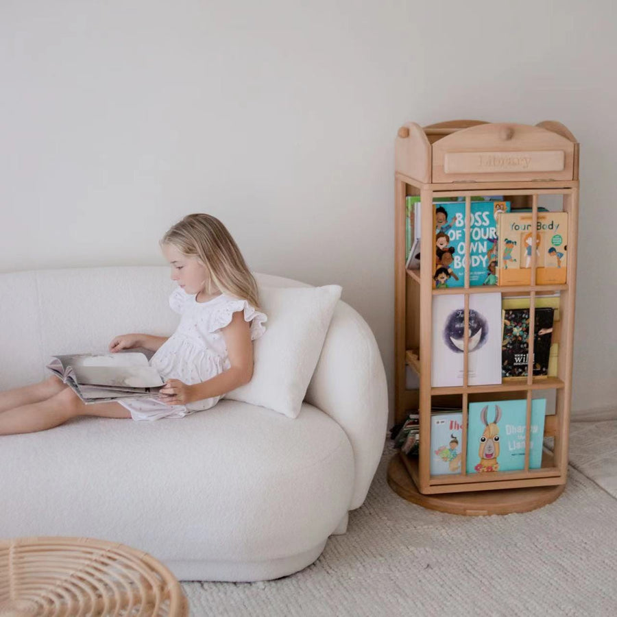 My Duckling Rotating Solid Wood Bookcase - London