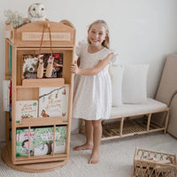 My Duckling Rotating Solid Wood Bookcase - London
