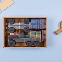 Connetix Tiles 50 Piece Pastel Transport Pack