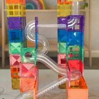 Connetix Tiles 92 Piece Rainbow Ball Run Pack