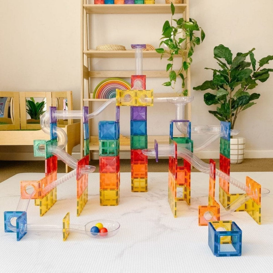 Connetix Tiles 92 Piece Ball Run Pack