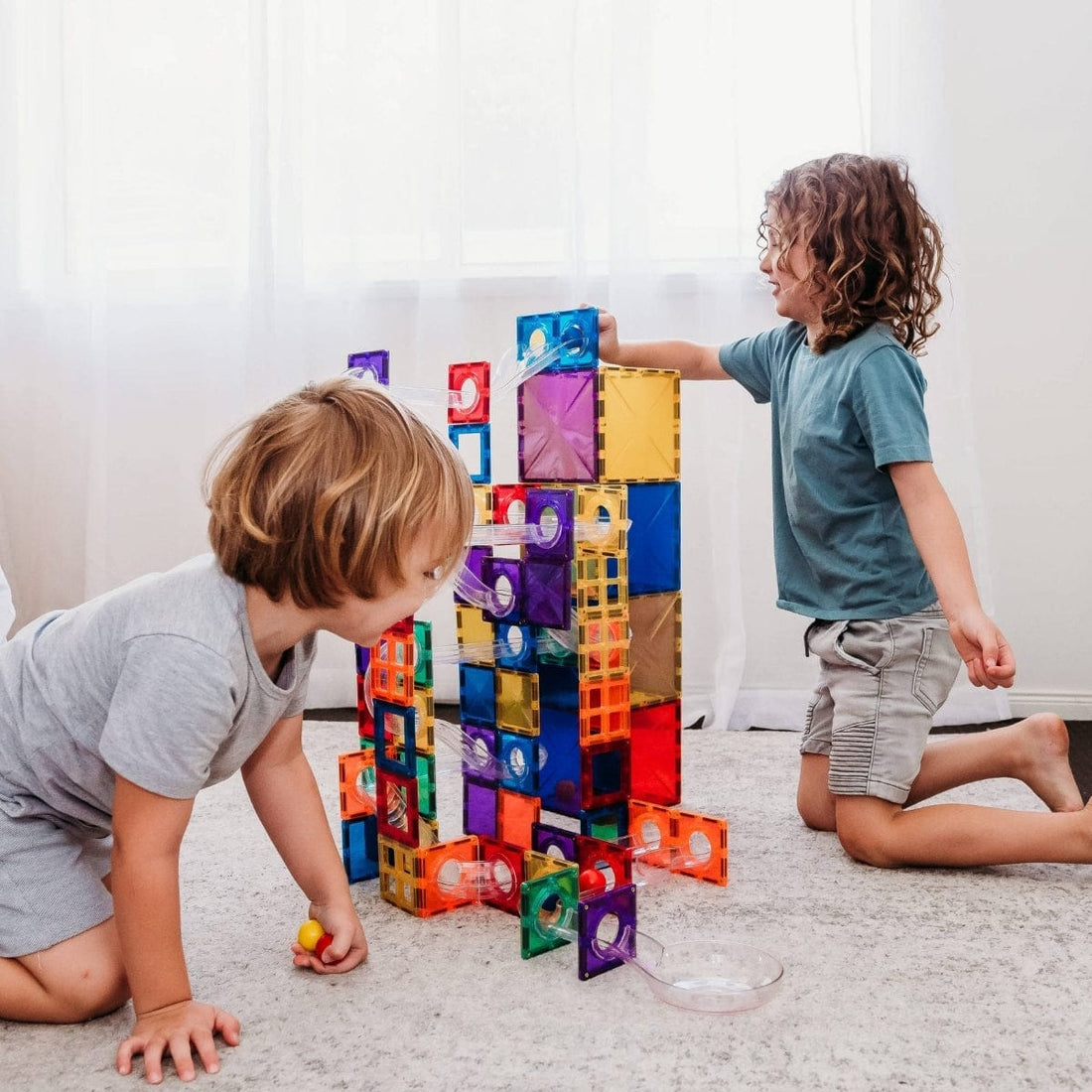 Connetix Tiles 92 Piece Ball Run Pack