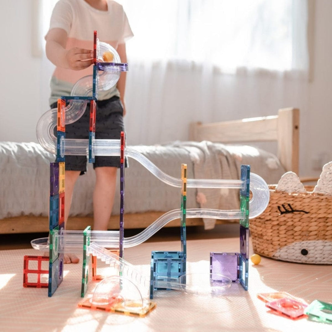Connetix Tiles 92 Piece Ball Run Pack