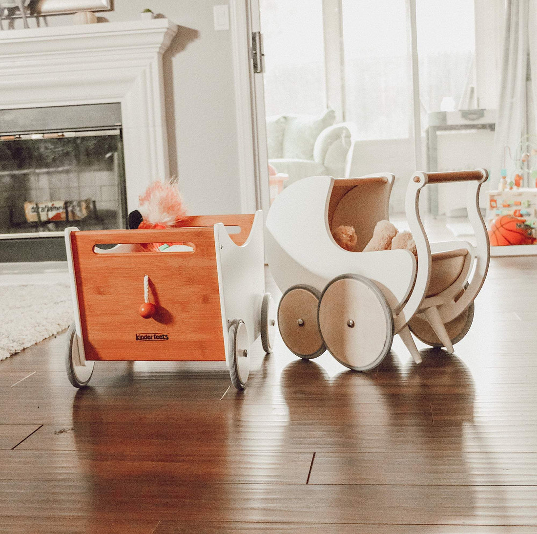 Kinderfeets - Walker Pram - White