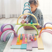 Grimm's Rainbow Pastel Large 12 pieces