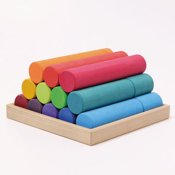 Grimm’s Rollers Large Building Set Rainbow