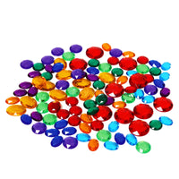 Grimm's Small Acrylic Glitter Stones 100 pieces