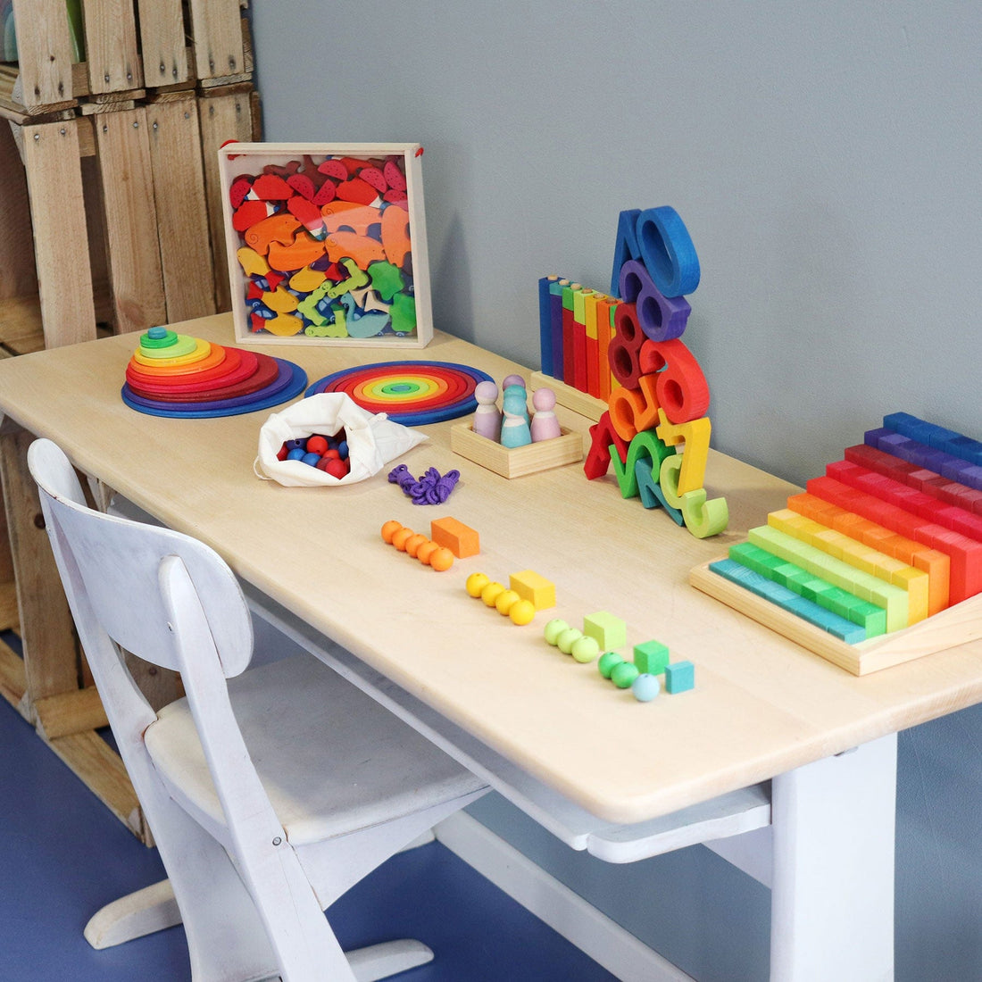 Grimm’s Stepped Counting Blocks Small