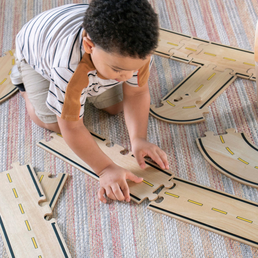 Guidecraft Double-sided Roadway System - 42 pc. set