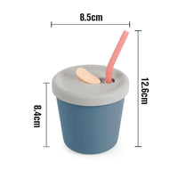 HAAKAA Silicone Sippy Straw Cup (150ml)