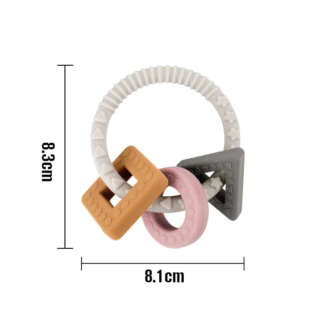 HAAKAA Silicone Teething Ring