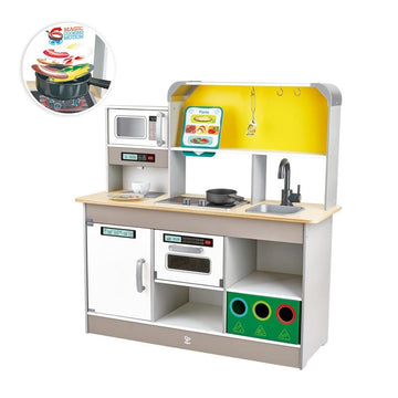Hape Deluxe Kitchen with Fun Fan Stove