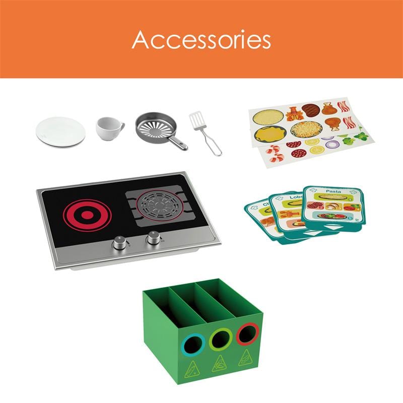 Hape Deluxe Kitchen with Fun Fan Stove