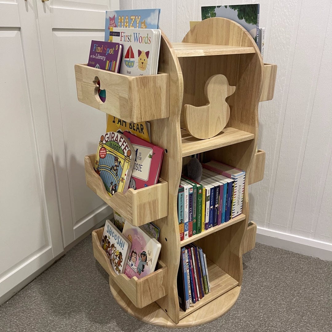 My Duckling Revolving Solid Wood Bookcase