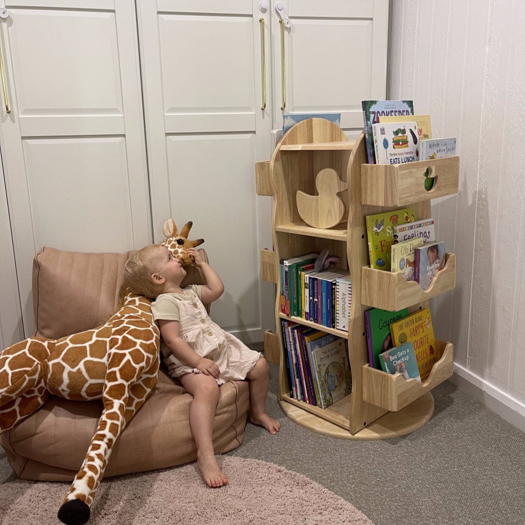 My Duckling Revolving Solid Wood Bookcase