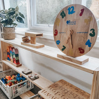 QToys Wooden Clocks