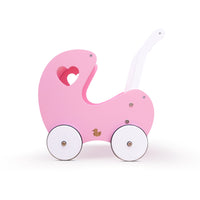 My Duckling Isla Doll Pram Walker - Rose