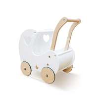 My Duckling Isla Doll Pram Walker - White (Mid August Pre-Order)