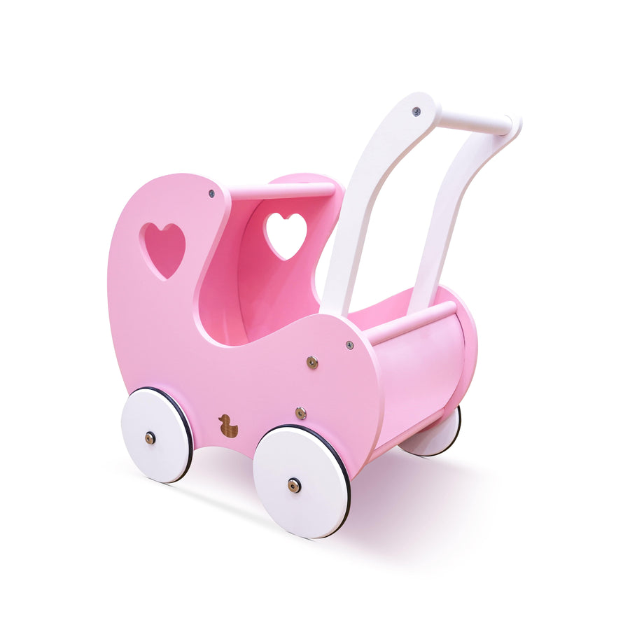 My Duckling Isla Doll Pram Walker - Rose