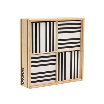 KAPLA Blocks Building Planks - 100 Black & White Set