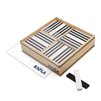 KAPLA Blocks Building Planks - 100 Black & White Set