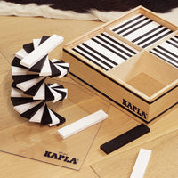 KAPLA Blocks Building Planks - 100 Black & White Set