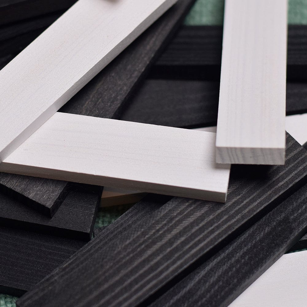 KAPLA Blocks Building Planks - 100 Black & White Set