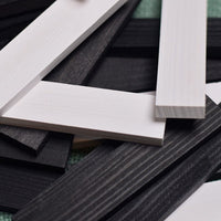 KAPLA Blocks Building Planks - 100 Black & White Set