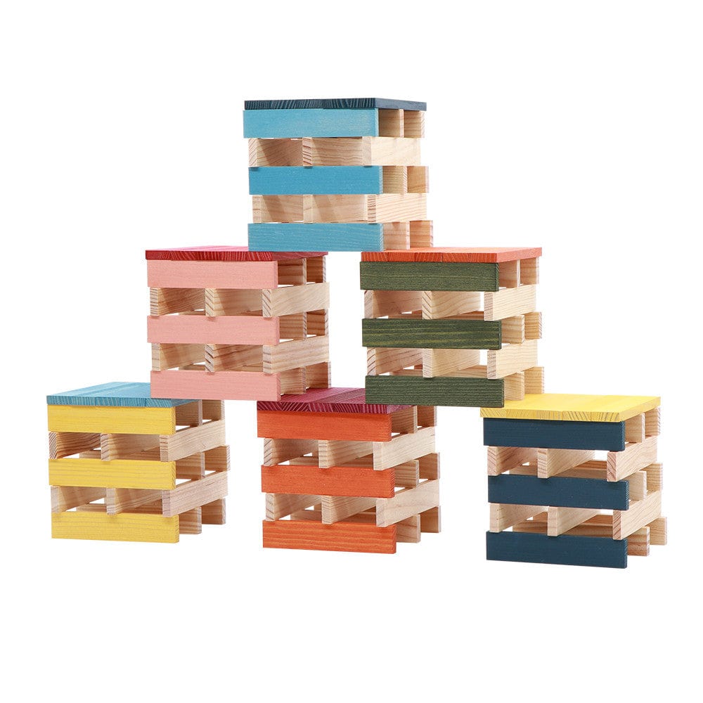 KAPLA Blocks Building Planks - 100 Octocolour Set