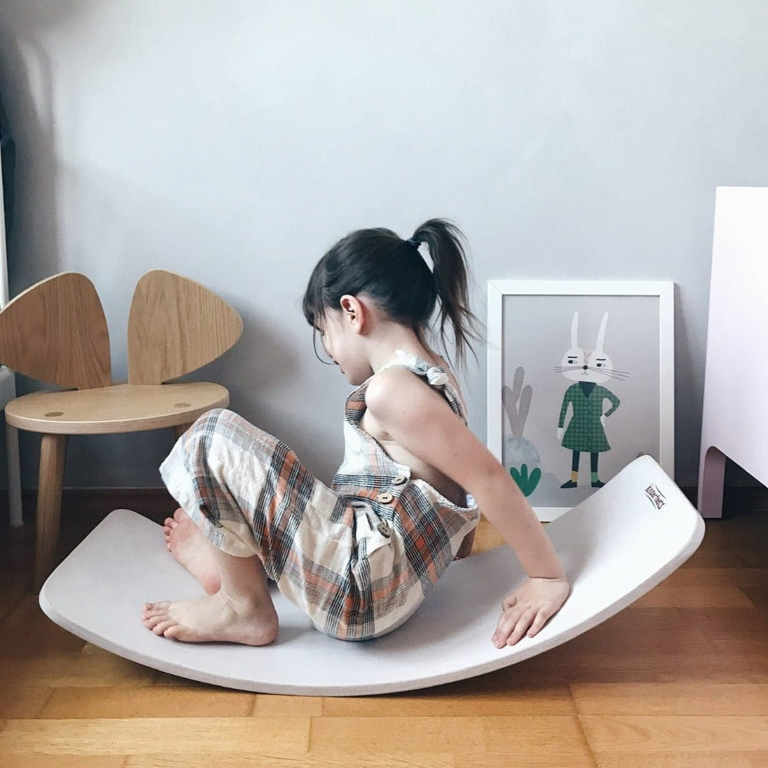 Kinderfeets Kinderboard Balance Board - Whitewash