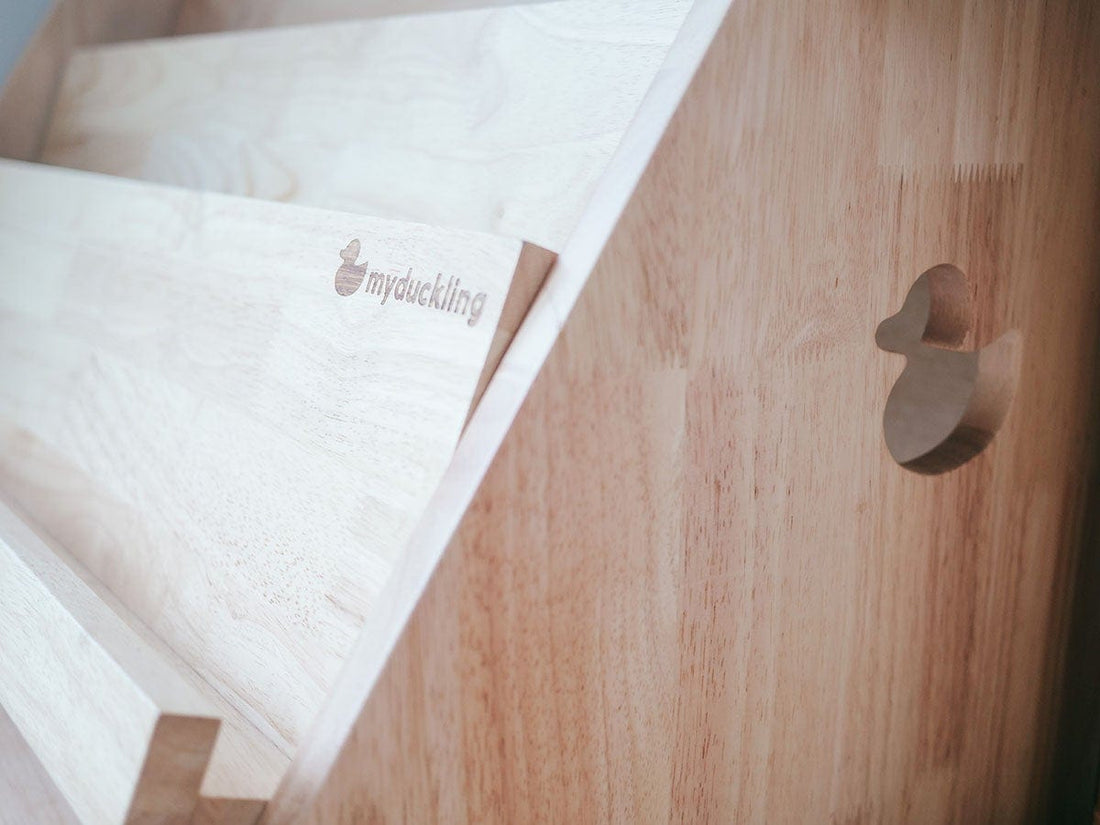 My Duckling Solid Wood 2in1 Display Bookcase (Duck)