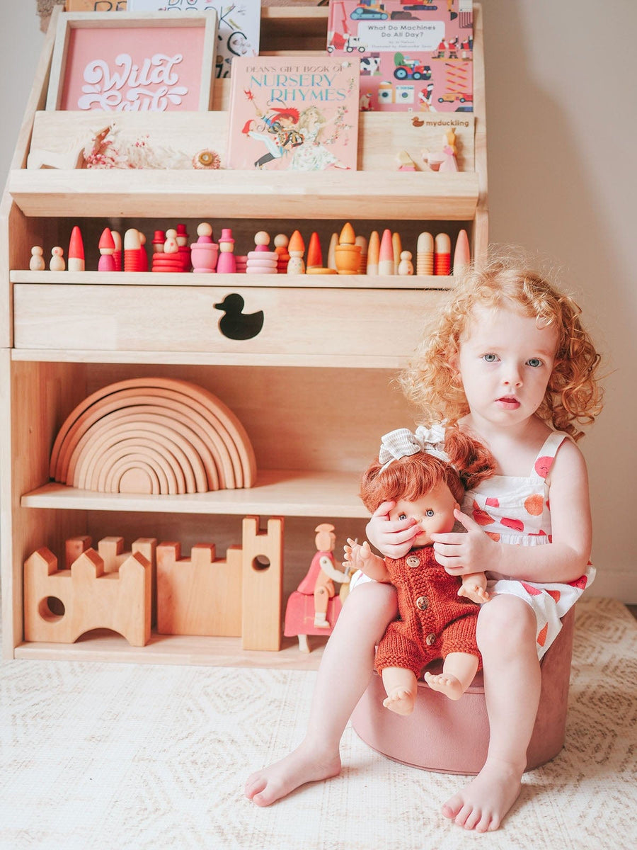My Duckling Solid Wood 2in1 Display Bookcase (Duck)