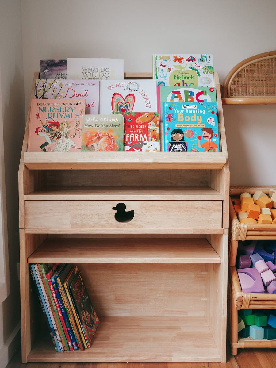 My Duckling Solid Wood 2in1 Display Bookcase (Duck)